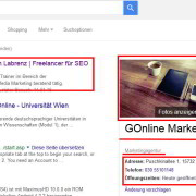Lokaler Eintrag von GOnline Marketing