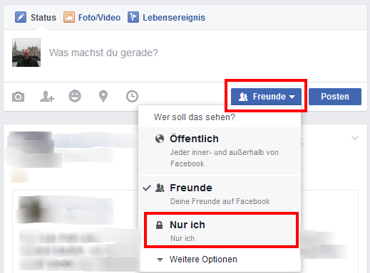 Facebook Profilbild ändern ohne posten