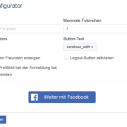 Facebook Login auf eigener Seite - Button Generator